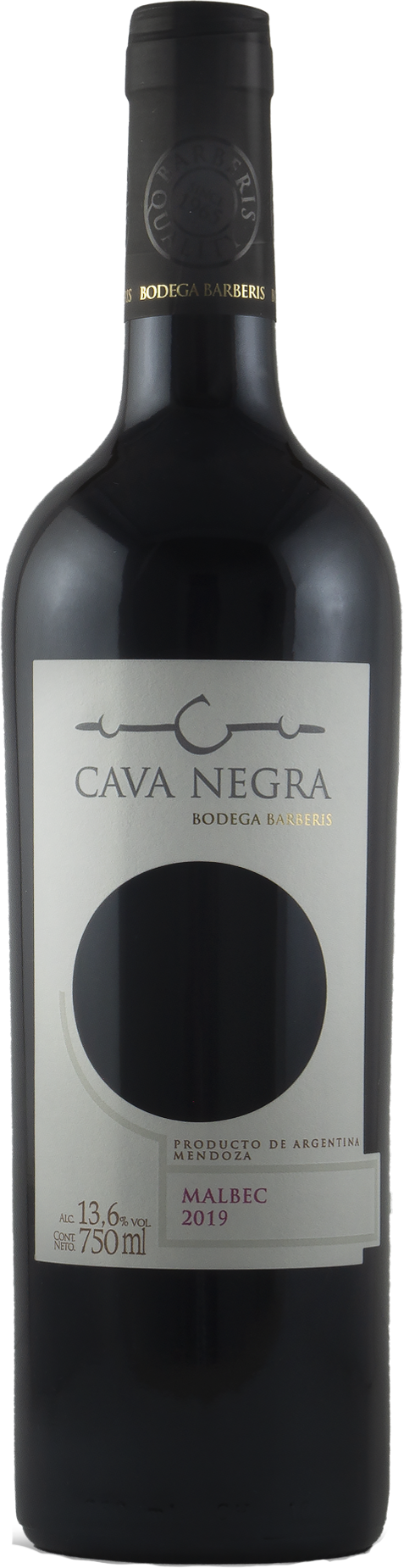 cava negra malbec wine bottle